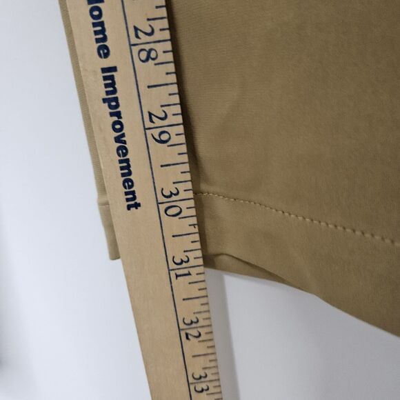 NWT Zelos Hybrid Pants Men's 32x32 Tan Straight Leg Flat Front Lightweight - Picture 6 of 11